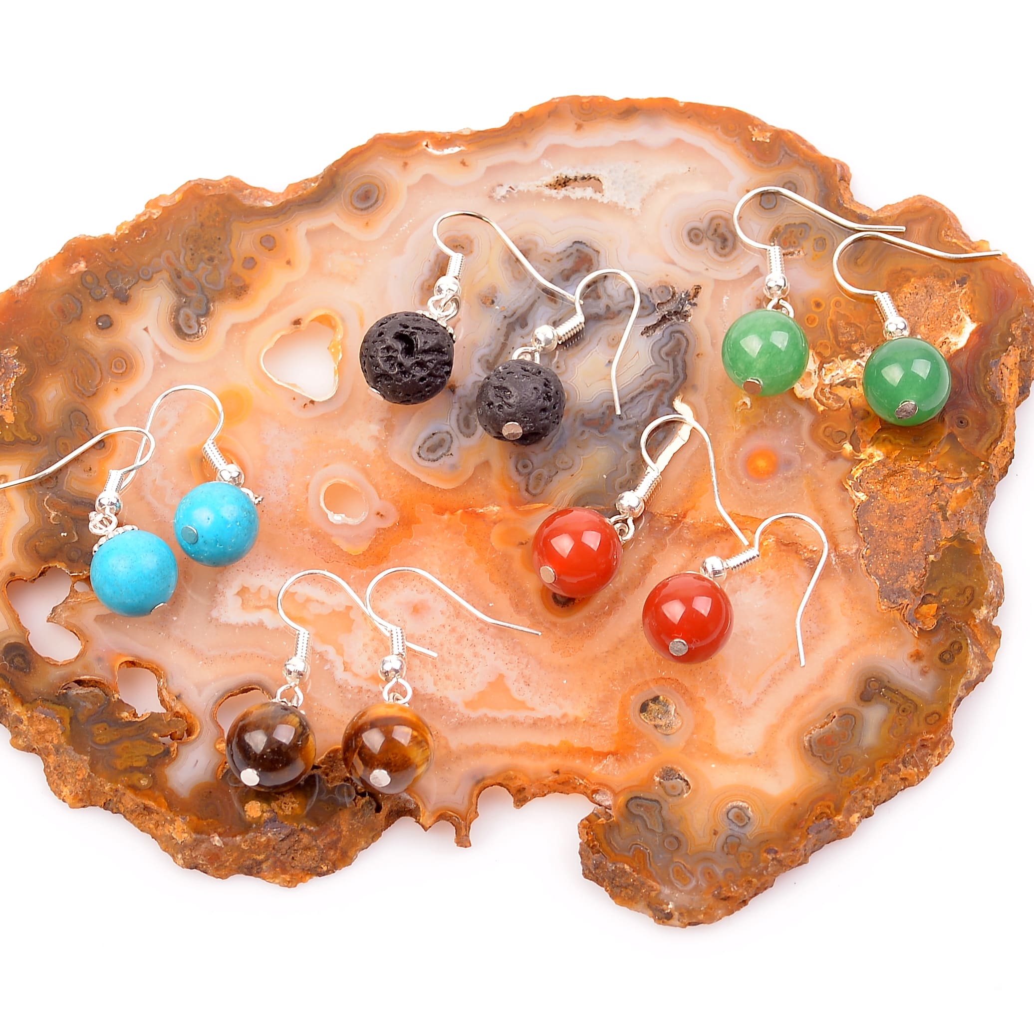 Turkuaz Firuze Taşı Küpe