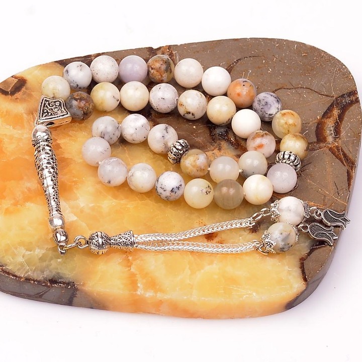 Dentritli Opal Taşı Tesbih (8 mm)