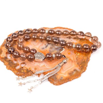 Dumanlı Kuvars Taşı Tesbih ( 10 mm ) - 2