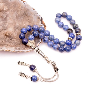 Dumortierit Taşı Tesbih (8 mm) - 1