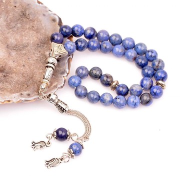 Dumortierit Taşı Tesbih (8 mm) - 2