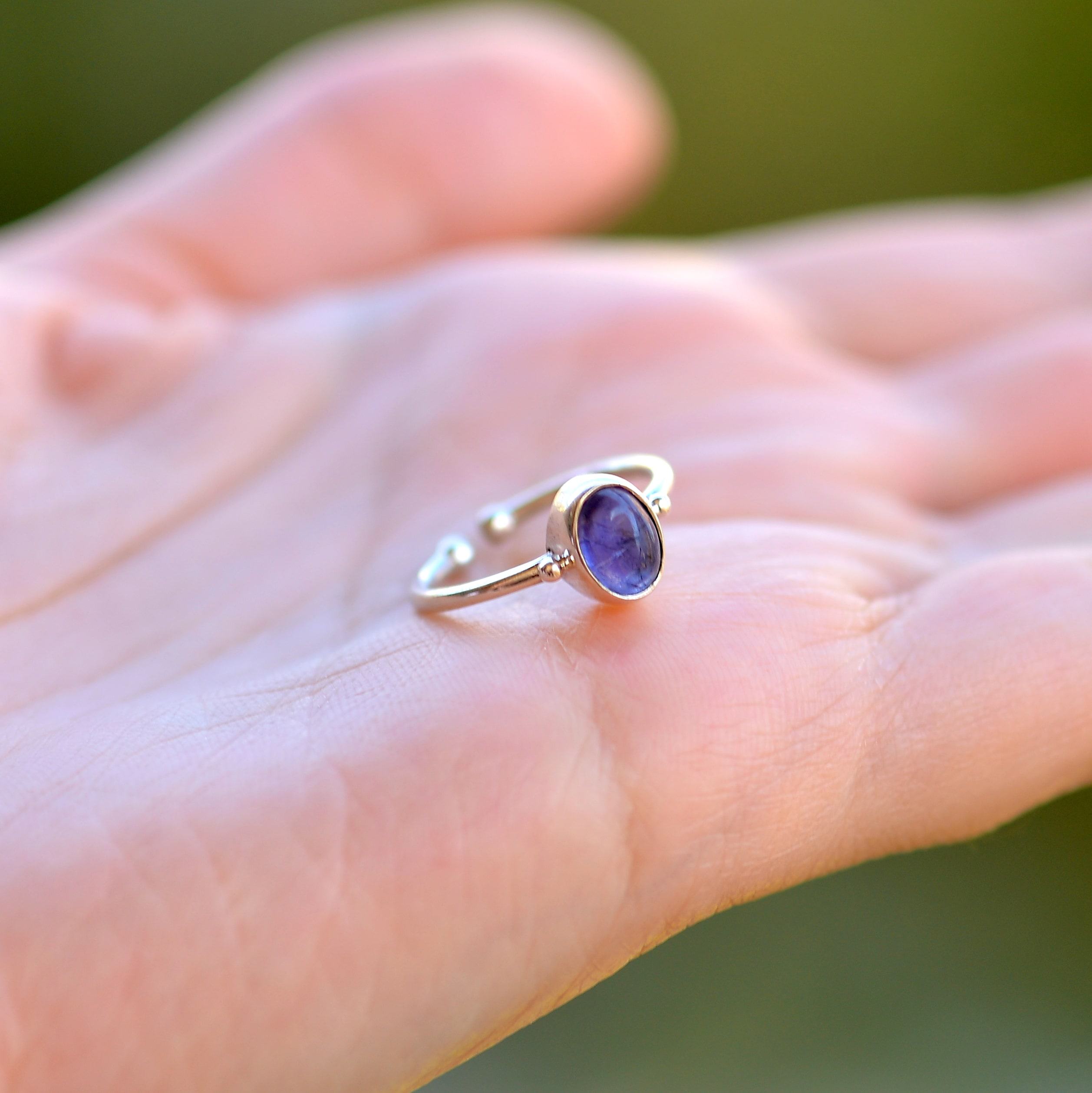 İyolit Taşı Yüzük