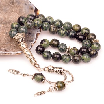 Kanbaba Jasper Taşı Tesbih (8 mm) - 1