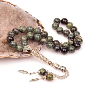 Kanbaba Jasper Taşı Tesbih (8 mm) - 2