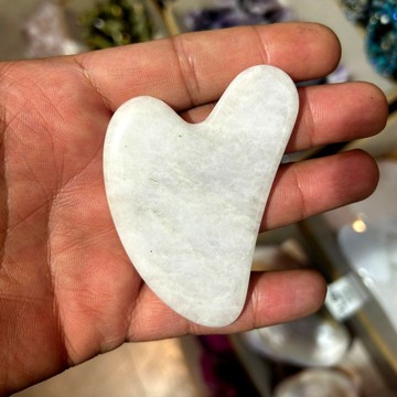Kristal Kuvars Taşı Gua Sha Masaj Aleti - 1