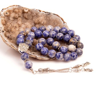 Mavi Aventurin Taşı Tesbih ( 10 mm ) - 1