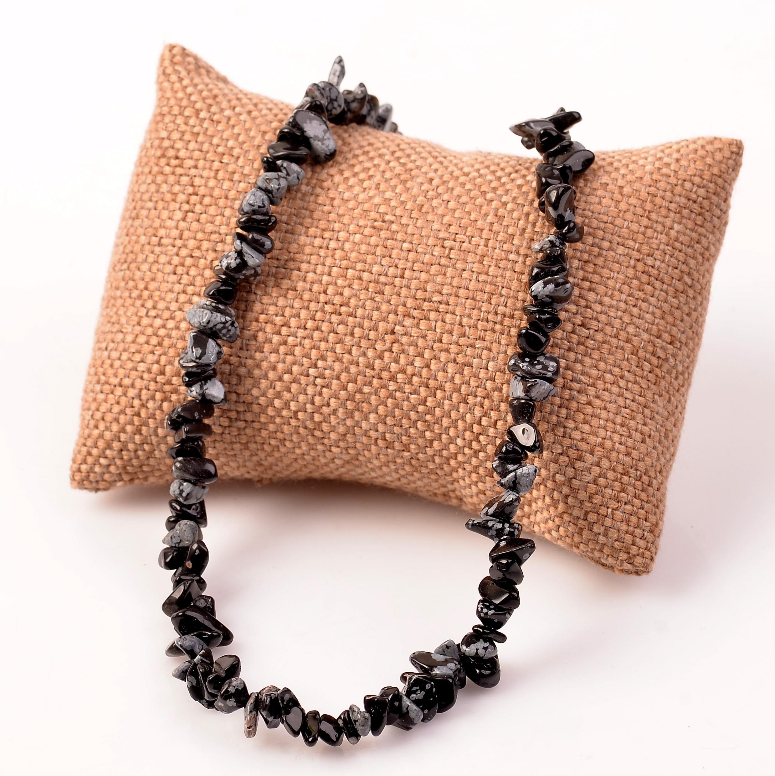 Obsidyen Taşı Kolye