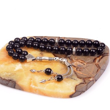 Obsidyen Taşı Tesbih ( 8 mm ) - 2