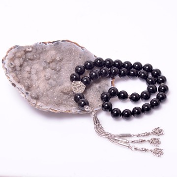 Oniks Taşı Tesbih - 10 mm - 2