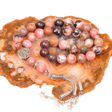 Rodonit Taşı Tesbih (10 mm) - 1