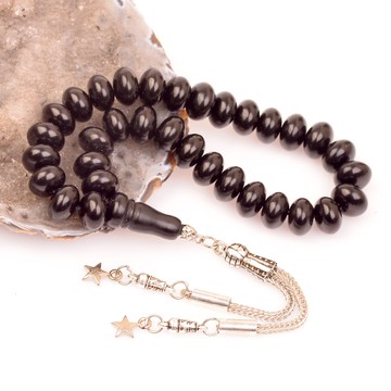 Rondel Kesim Oltu Taşı Tesbih - Gürcü Oltusu - 2