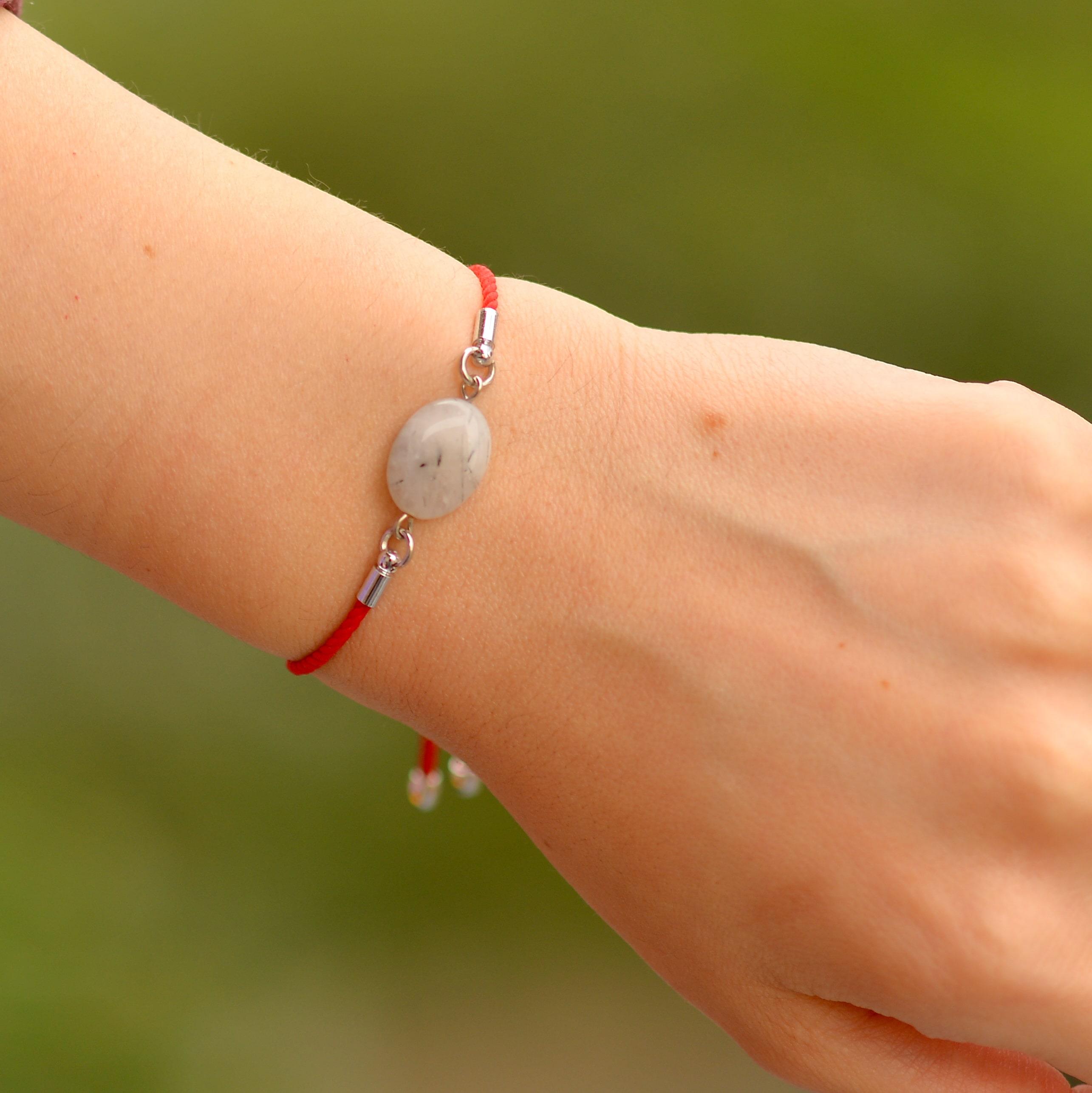 Rutil Kuvars Taşı Bileklik