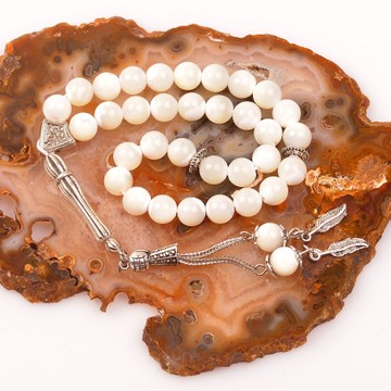 Sedef Taşı Tesbih ( 7 mm ) - 1