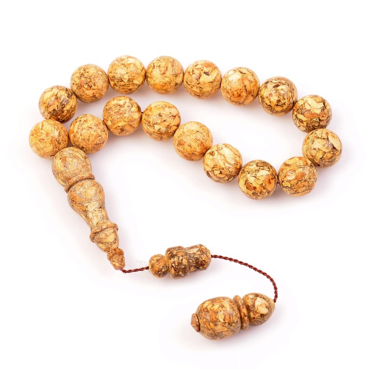 Zencefil Ağacı Efe Tesbihi (14 mm) Keskin Kokulu